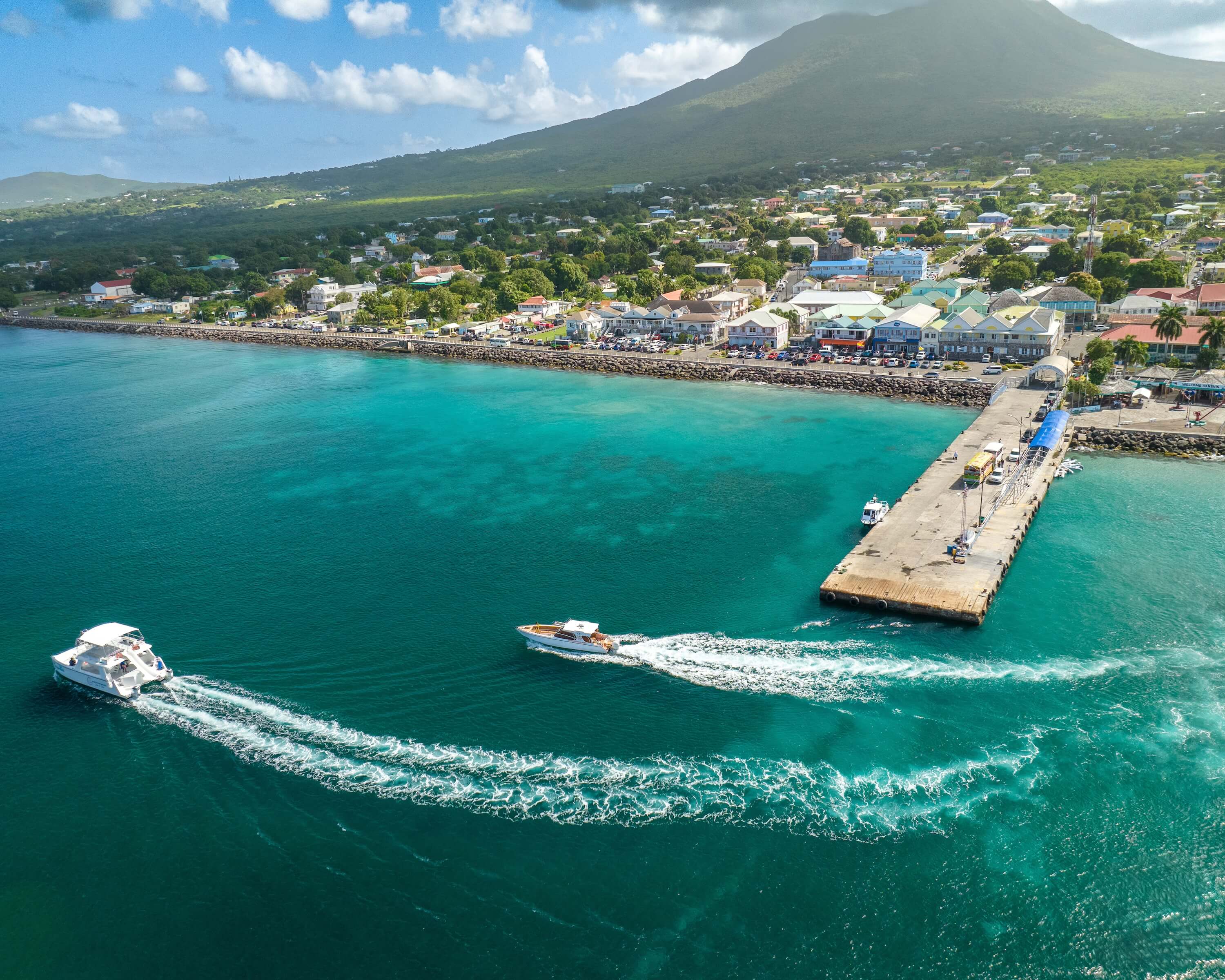 Charlestown harbour, Nevis