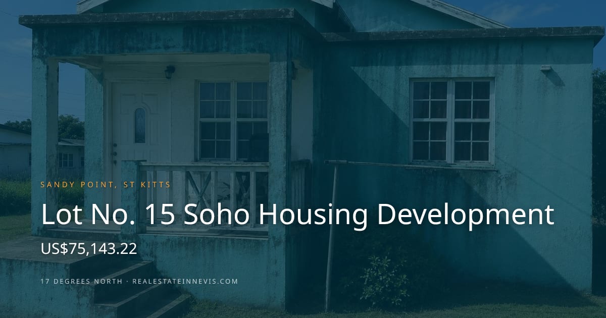 Lot No. 15 Soho Housing Development | 17 Degrees North | 17 Degrees North